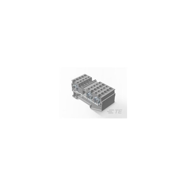 Te Connectivity Terminal Block, 30 A, 600 V AC, 10 AWG 2271560-1 - main
